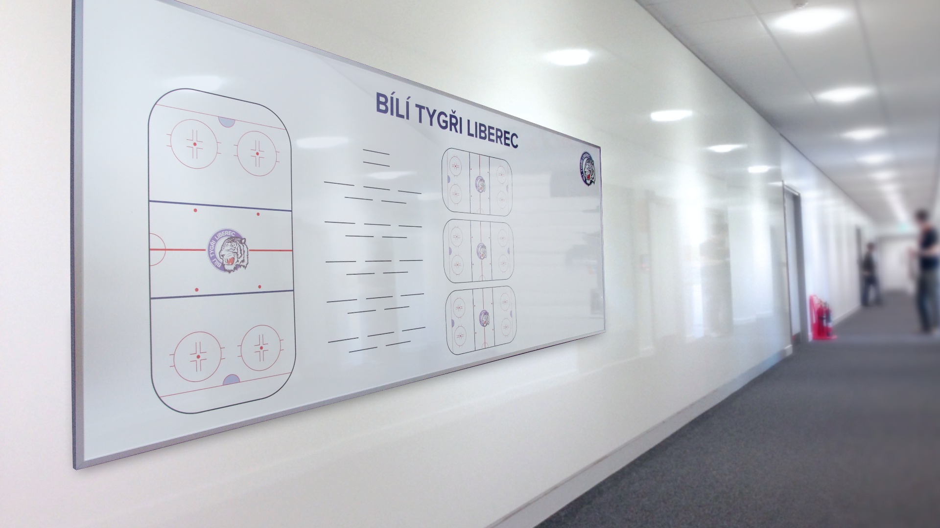 Plánovací tabule s motivem pro hokej